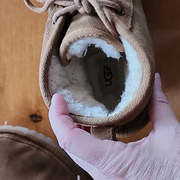 Lace up Uggs ankle boots chestnut sz 9 EU 40 - Picture 11 of 13